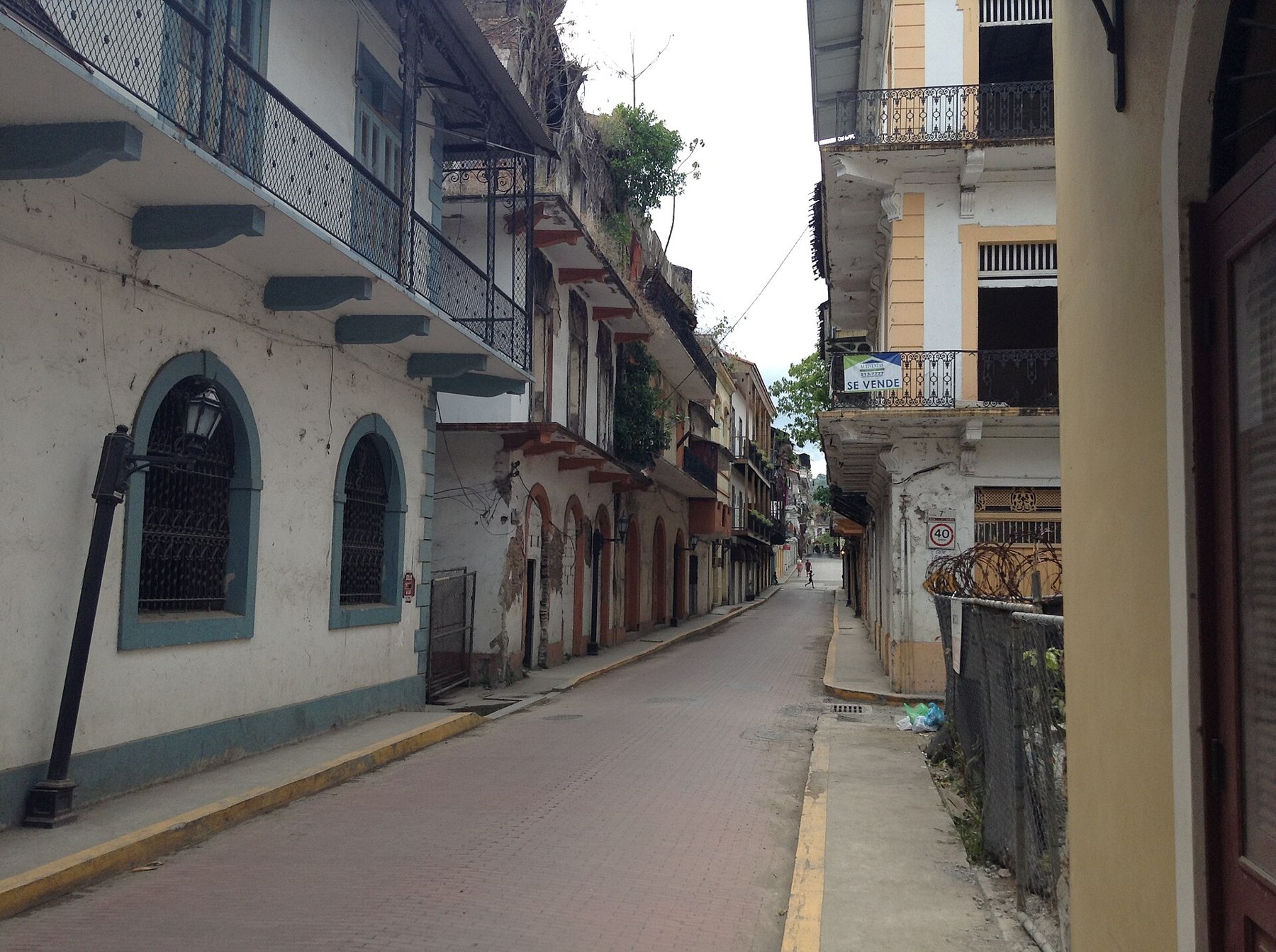 巴拿马城Casco Viejo的街道，2013年。